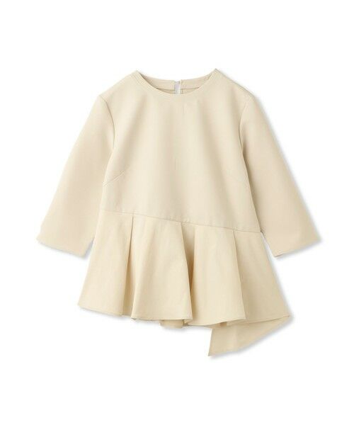 QUEENS COURT / クイーンズコート シャツ・ブラウス | ダブルクロスストレッチペプラムブラウス | 詳細16