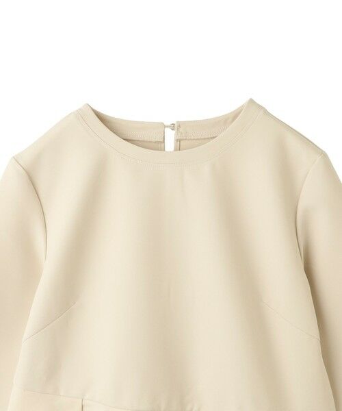 QUEENS COURT / クイーンズコート シャツ・ブラウス | ダブルクロスストレッチペプラムブラウス | 詳細18