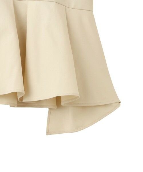 QUEENS COURT / クイーンズコート シャツ・ブラウス | ダブルクロスストレッチペプラムブラウス | 詳細19