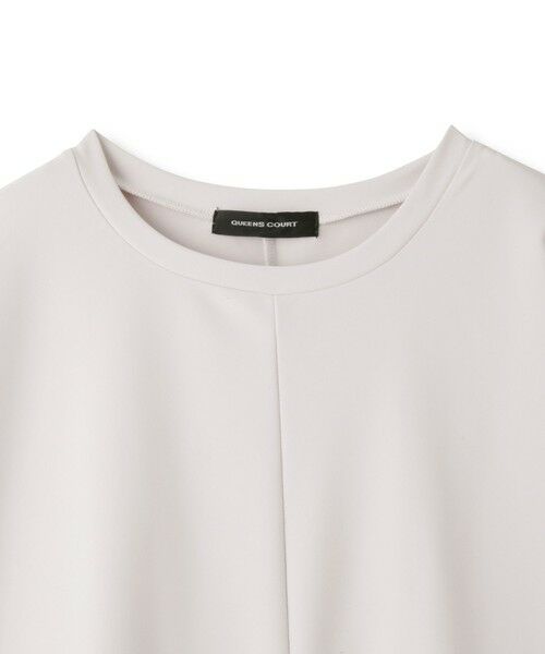 QUEENS COURT / クイーンズコート ロング・マキシ丈ワンピース | 【上下セット】レイヤリードルマントップ×スカート2ピース | 詳細17