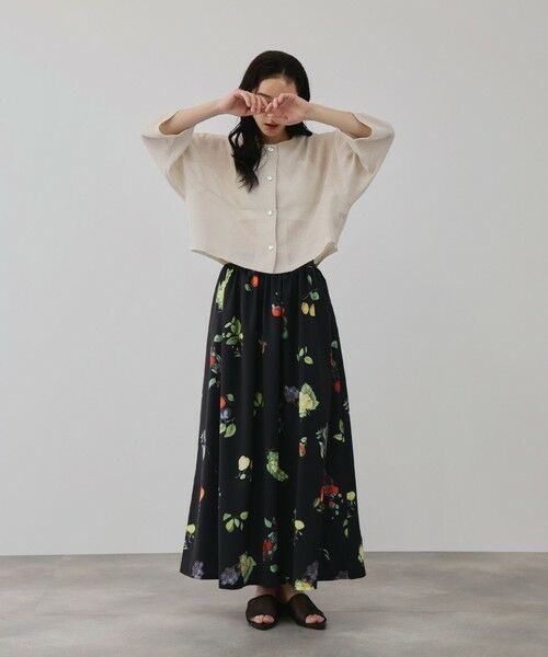 QUEENS COURT / クイーンズコート テーラードジャケット | ラメッシュノーカラージャケット | 詳細9