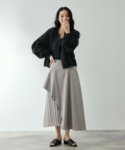 QUEENS COURT / クイーンズコート テーラードジャケット | ホイップスリーブノーカラーブルゾン | 詳細7