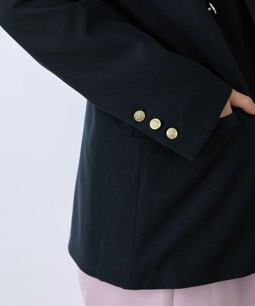 QUEENS COURT / クイーンズコート テーラードジャケット | ストレッチツイルダブルボタンテーラードジャケット | 詳細4