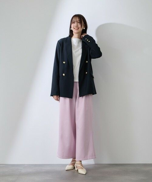 QUEENS COURT / クイーンズコート テーラードジャケット | ストレッチツイルダブルボタンテーラードジャケット | 詳細6