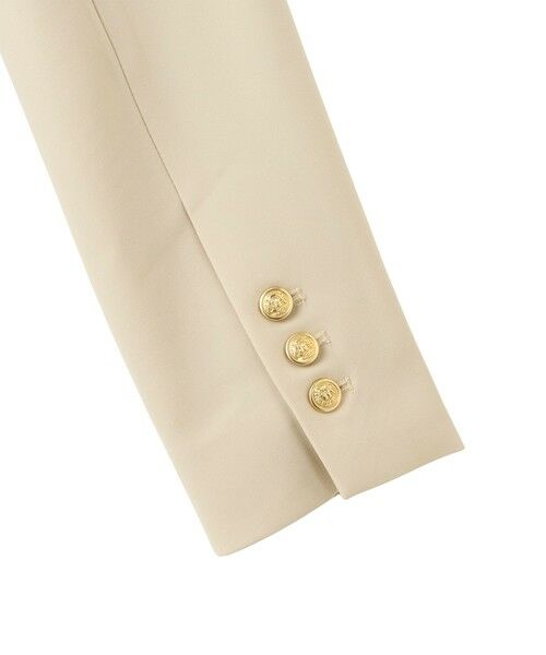 QUEENS COURT / クイーンズコート テーラードジャケット | ストレッチツイルダブルボタンテーラードジャケット | 詳細13