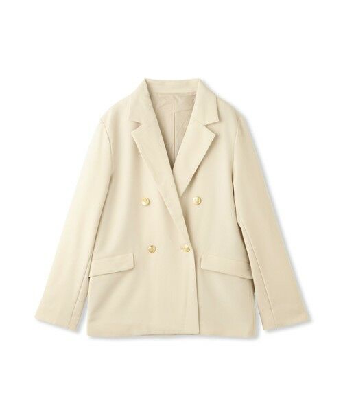 QUEENS COURT / クイーンズコート テーラードジャケット | ストレッチツイルダブルボタンテーラードジャケット | 詳細9