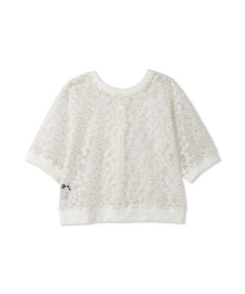 QUEENS COURT / クイーンズコート カーディガン・ボレロ | フラワー刺繍テキスタイルカーディガン | 詳細5