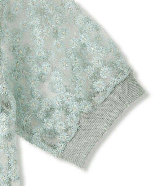 QUEENS COURT / クイーンズコート カーディガン・ボレロ | フラワー刺繍テキスタイルカーディガン | 詳細24