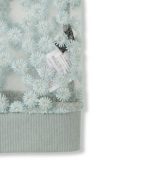 QUEENS COURT / クイーンズコート カーディガン・ボレロ | フラワー刺繍テキスタイルカーディガン | 詳細25