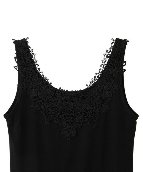 QUEENS COURT / クイーンズコート カットソー | レースパーツデュアルフェイスタンクトップ | 詳細13