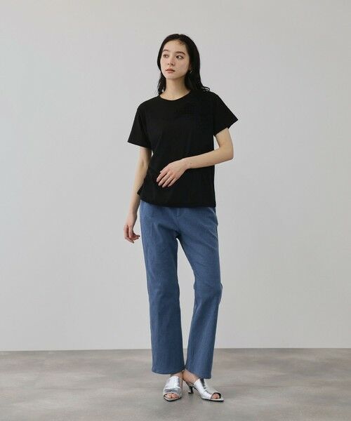 QUEENS COURT / クイーンズコート カットソー | チュールフラワーモチーフプルオーバー | 詳細7