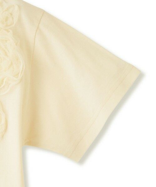 QUEENS COURT / クイーンズコート カットソー | チュールフラワーモチーフプルオーバー | 詳細17