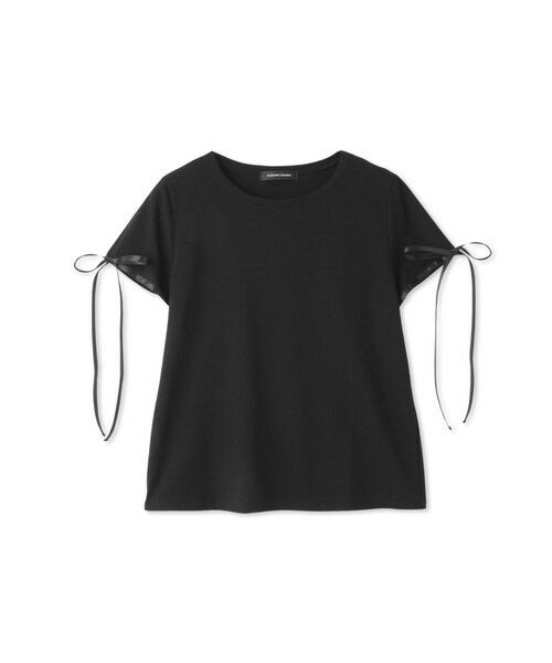 QUEENS COURT / クイーンズコート カットソー | サテンリボンスリーブプルオーバー | 詳細9