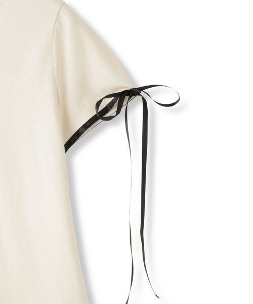 QUEENS COURT / クイーンズコート カットソー | サテンリボンスリーブプルオーバー | 詳細12
