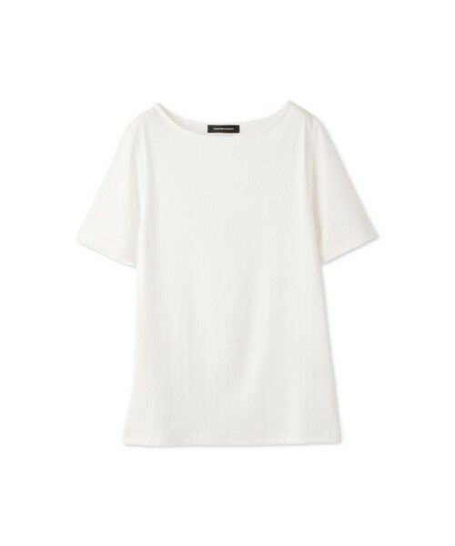 QUEENS COURT / クイーンズコート カットソー | ニュアンスストレッチリブプルオーバー | 詳細4