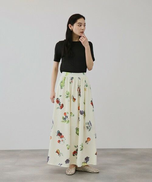 QUEENS COURT / クイーンズコート カットソー | ニュアンスストレッチリブプルオーバー | 詳細7