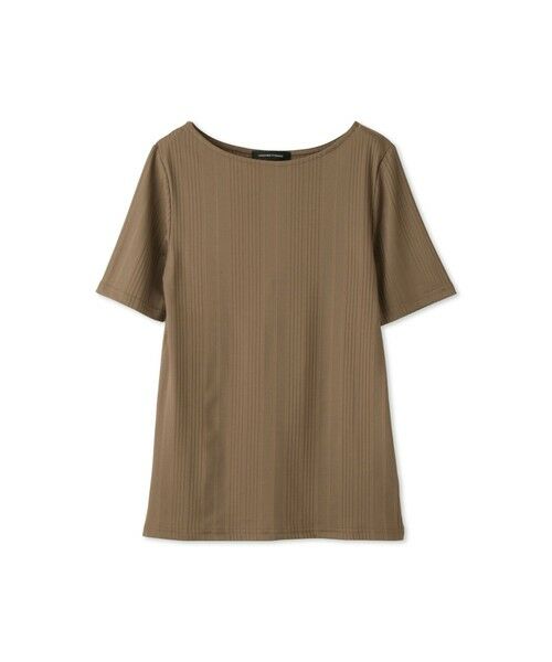 QUEENS COURT / クイーンズコート カットソー | ニュアンスストレッチリブプルオーバー | 詳細12