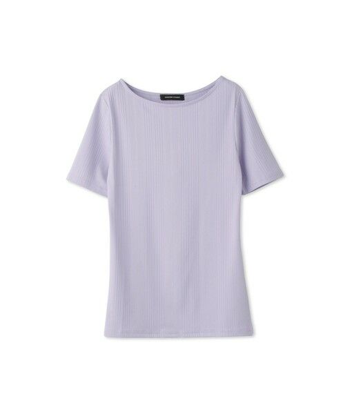 QUEENS COURT / クイーンズコート カットソー | ニュアンスストレッチリブプルオーバー | 詳細19