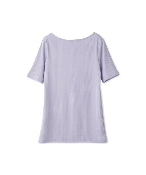 QUEENS COURT / クイーンズコート カットソー | ニュアンスストレッチリブプルオーバー | 詳細20