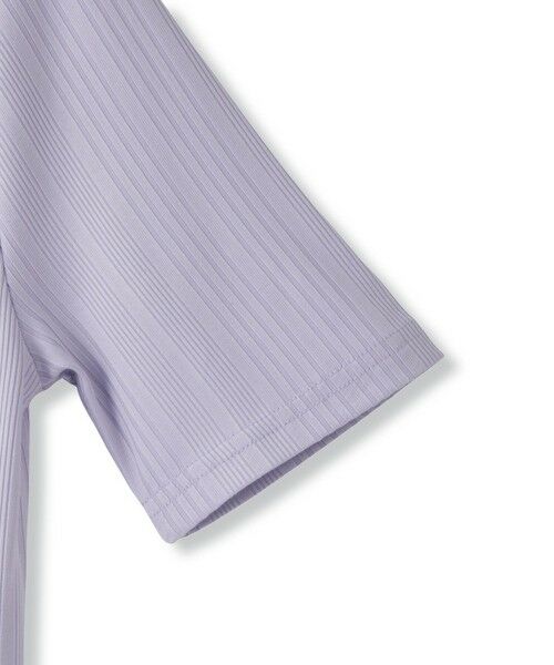 QUEENS COURT / クイーンズコート カットソー | ニュアンスストレッチリブプルオーバー | 詳細22