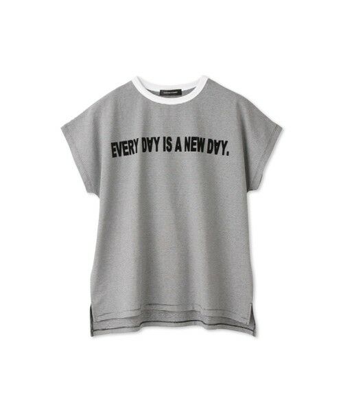 QUEENS COURT / クイーンズコート カットソー | ナローボーダーステートメントTシャツ | 詳細7