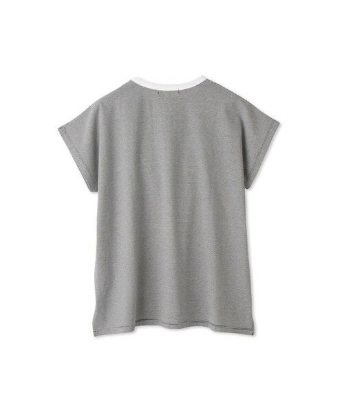 QUEENS COURT / クイーンズコート カットソー | ナローボーダーステートメントTシャツ | 詳細8