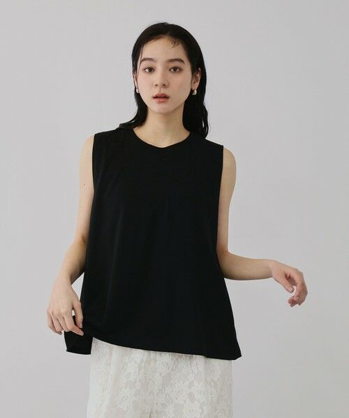 QUEENS COURT / クイーンズコート カットソー | セパレートスカラップレースカラープルオーバー | 詳細10