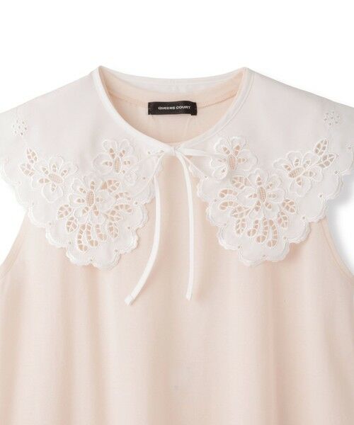QUEENS COURT / クイーンズコート カットソー | セパレートスカラップレースカラープルオーバー | 詳細21