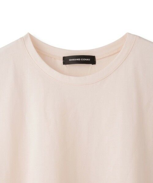 QUEENS COURT / クイーンズコート カットソー | セパレートスカラップレースカラープルオーバー | 詳細28