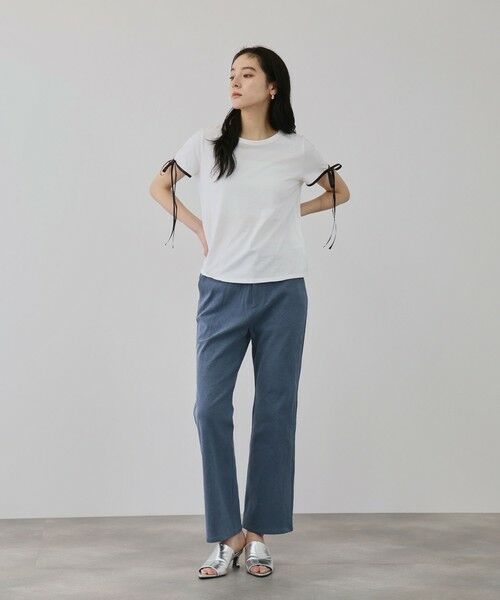 QUEENS COURT / クイーンズコート デニムパンツ | コンフォールストレッチセミフレアデニム | 詳細11