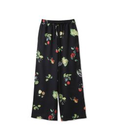 QUEENS COURT / クイーンズコート その他パンツ | フルーツモチーフワイドパンツ