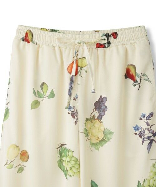 QUEENS COURT / クイーンズコート その他パンツ | フルーツモチーフワイドパンツ | 詳細2