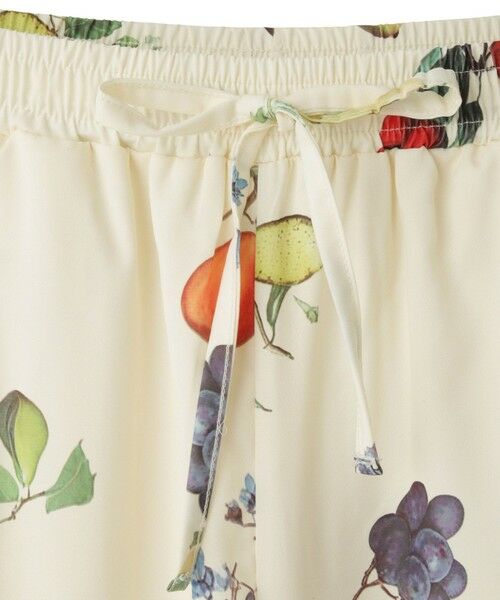 QUEENS COURT / クイーンズコート その他パンツ | フルーツモチーフワイドパンツ | 詳細3