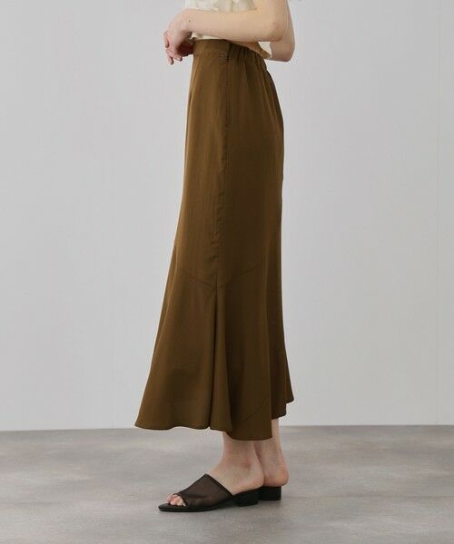 QUEENS COURT / クイーンズコート ミニ・ひざ丈スカート | デシンバイアスマーメイドスカート | 詳細6