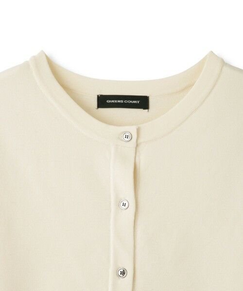 QUEENS COURT / クイーンズコート カーディガン・ボレロ | ブルーミングリボンニットカーディガン | 詳細6