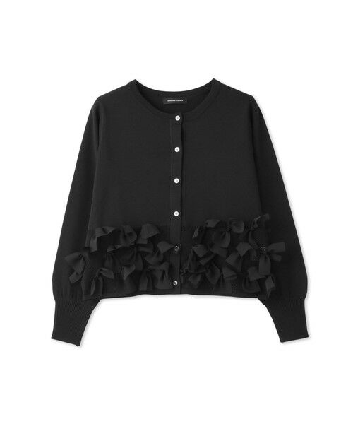 QUEENS COURT / クイーンズコート カーディガン・ボレロ | ブルーミングリボンニットカーディガン | 詳細14