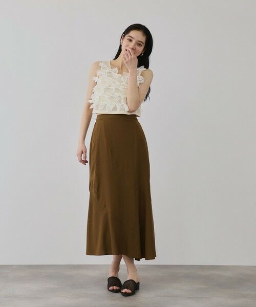 QUEENS COURT / クイーンズコート ダウンジャケット・ベスト | ブルーミングリボンニットベスト | 詳細6