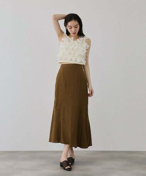 QUEENS COURT / クイーンズコート ダウンジャケット・ベスト | ブルーミングリボンニットベスト | 詳細7