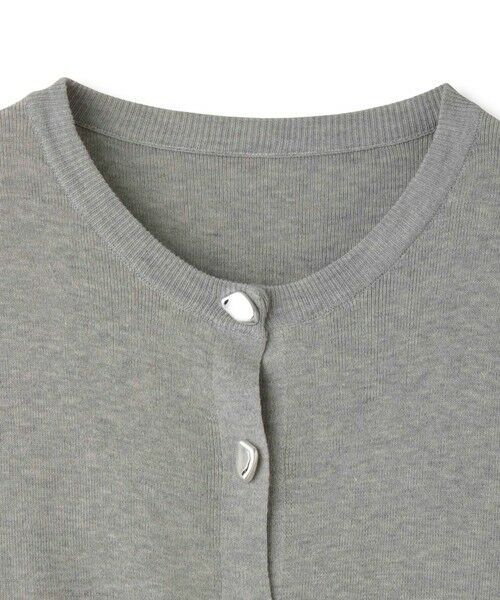 QUEENS COURT / クイーンズコート カーディガン・ボレロ | ニュアンスメタルボタンニットカーディガン | 詳細2