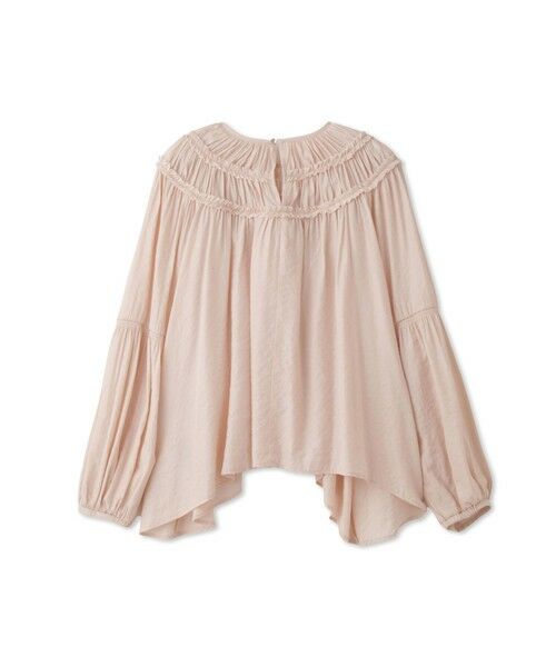 QUEENS COURT / クイーンズコート シャツ・ブラウス | DELAVEダブルギャザースモックブラウス | 詳細1