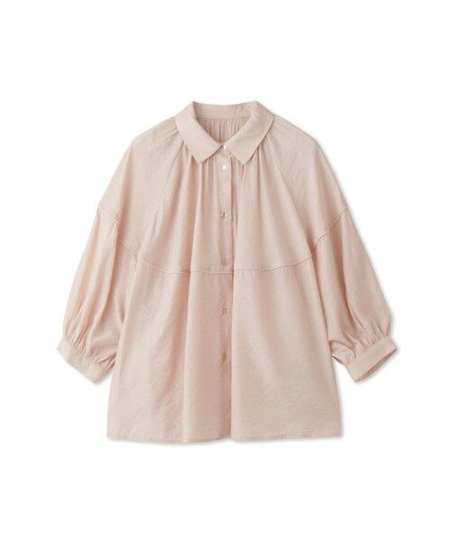 QUEENS COURT / クイーンズコート シャツ・ブラウス | DELAVEサーキュラーコクーンブラウス（ピンク）