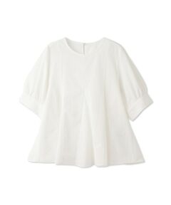 QUEENS COURT / クイーンズコート シャツ・ブラウス | カラミタンブラーハーフスリーブブラウス