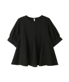 QUEENS COURT / クイーンズコート シャツ・ブラウス | カラミタンブラーハーフスリーブブラウス