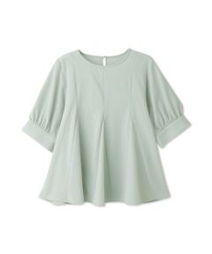 QUEENS COURT / クイーンズコート シャツ・ブラウス | カラミタンブラーハーフスリーブブラウス