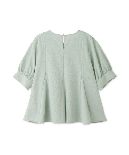 QUEENS COURT / クイーンズコート シャツ・ブラウス | カラミタンブラーハーフスリーブブラウス | 詳細1