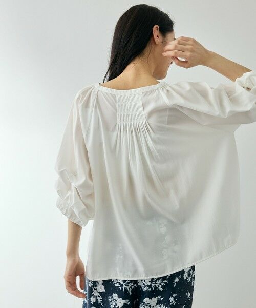 QUEENS COURT / クイーンズコート シャツ・ブラウス | ホイップタックスリーブブラウス | 詳細3