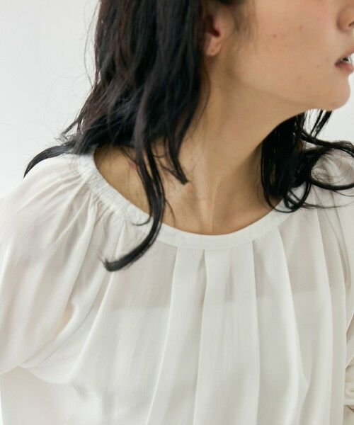 QUEENS COURT / クイーンズコート シャツ・ブラウス | ホイップタックスリーブブラウス | 詳細5