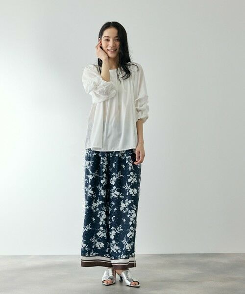 QUEENS COURT / クイーンズコート シャツ・ブラウス | ホイップタックスリーブブラウス | 詳細7