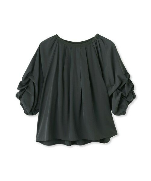 QUEENS COURT / クイーンズコート シャツ・ブラウス | ホイップタックスリーブブラウス | 詳細12