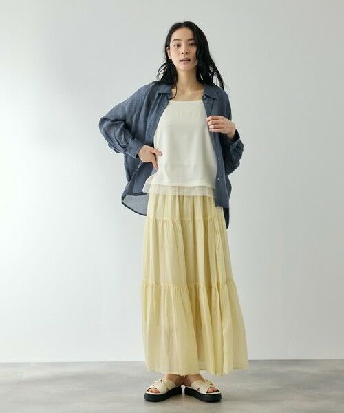 QUEENS COURT / クイーンズコート シャツ・ブラウス | レーヨンデニムドルマンブラウス | 詳細2